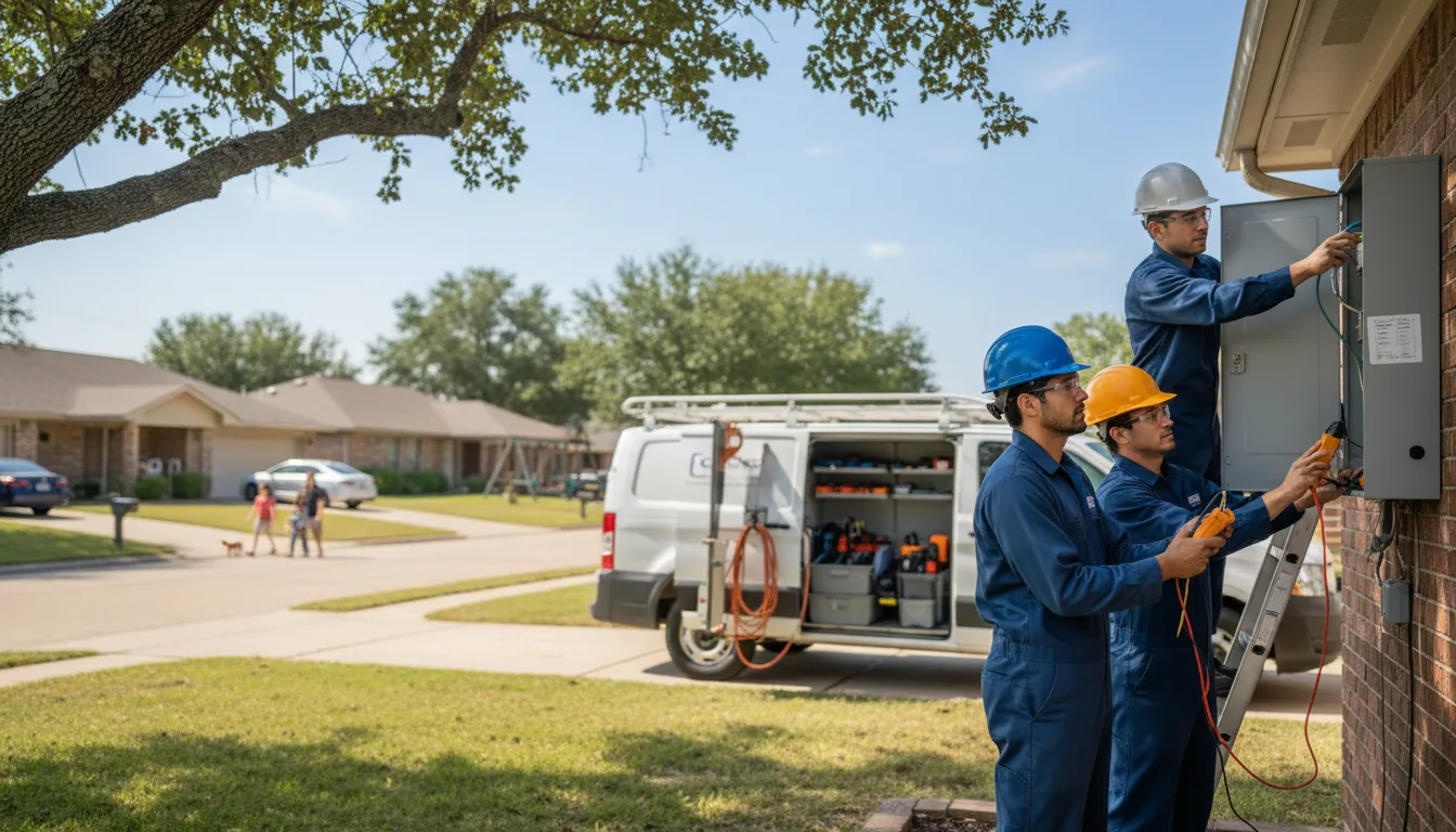 Certified electrician providing emergency electrical services in Haynes, AR